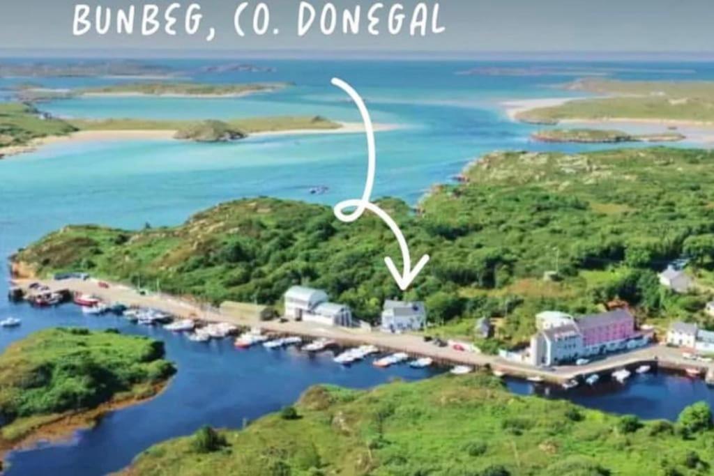 The Old Boathouse At Bunbeg Harbour Apartment Exterior foto