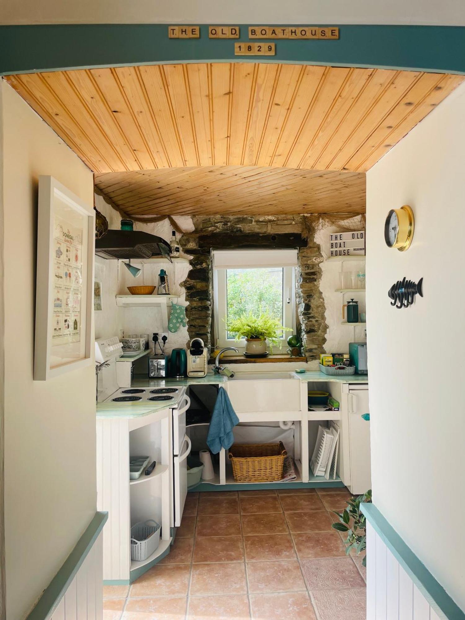 The Old Boathouse At Bunbeg Harbour Apartment Exterior foto
